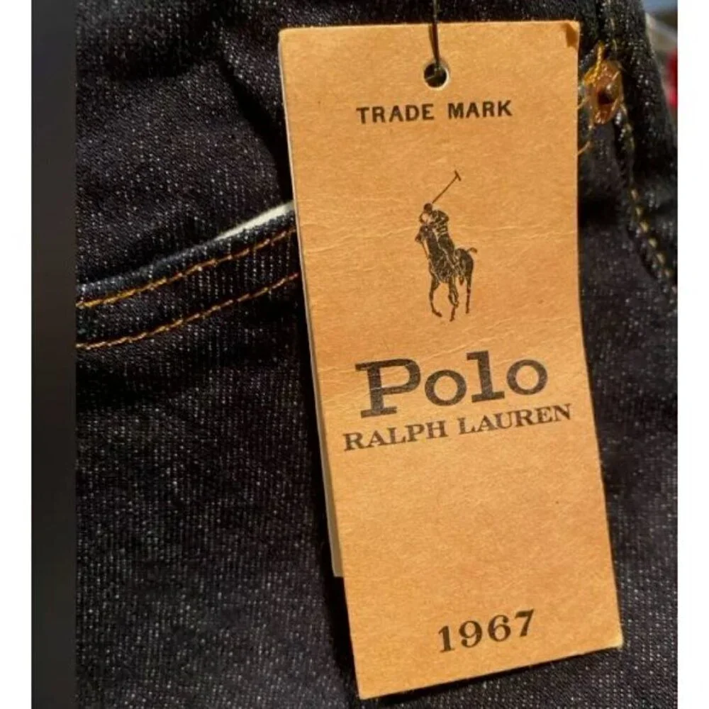 NEW Polo Ralph Lauren Boy Sz 20 Hampton Straight Stretch Jeans Dark Wash Classic